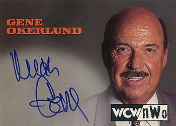 1998 Topps WCW/nWo - Authentic Signatures #NNO Mean Gene Okerlund Front
