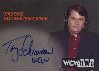 1998 Topps WCW/nWo - Authentic Signatures #NNO Tony Schiavone  Front
