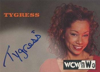 1998 Topps WCW/nWo - Authentic Signatures #NNO Tygress  Front