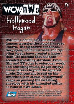 1998 Topps WCW/nWo - Stickers #S5 Hollywood Hogan  Back