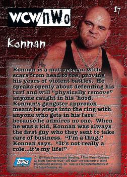 1998 Topps WCW/nWo - Stickers #S7 Konnan  Back