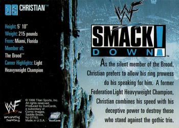 1999 Comic Images WWF SmackDown! #18 Christian  Back
