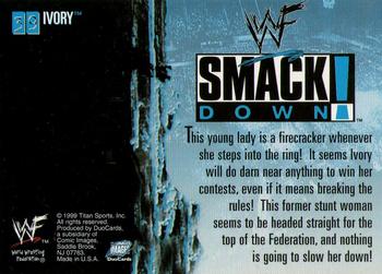 1999 Comic Images WWF SmackDown! #39 Ivory  Back