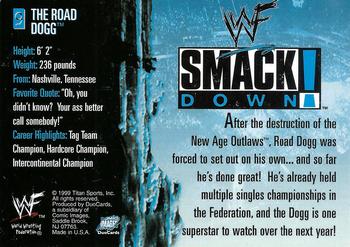 1999 Comic Images WWF SmackDown! #9 The Road Dogg  Back