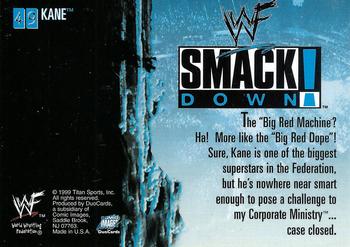 1999 Comic Images WWF SmackDown! #49 Kane  Back