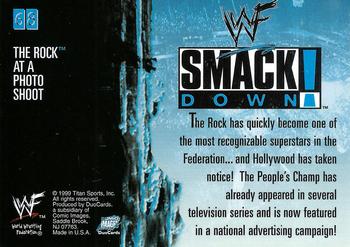 1999 Comic Images WWF SmackDown! #68 The Rock  Back