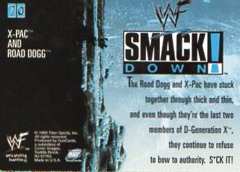 1999 Comic Images WWF SmackDown! #70 X-Pac / Road Dogg Back