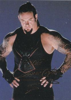 1999 Comic Images WWF SmackDown! - 22KT Gold Signatures #2 The Undertaker  Front