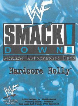 1999 Comic Images WWF SmackDown! - Autographs #6 Hardcore Holly  Back