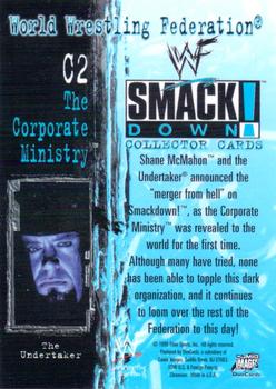 1999 Comic Images WWF SmackDown! - Chrome Inserts #C2 The Corporate Ministry  Back