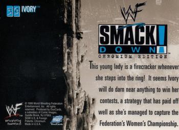 1999 Comic Images WWF SmackDown! Chromium #39 Ivory  Back