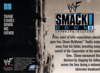1999 Comic Images WWF SmackDown! Chromium #66 Vince McMahon / Shane McMahon Back