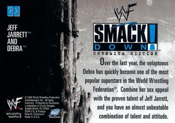 1999 Comic Images WWF SmackDown! Chromium #71 Jeff Jarrett / Debra Back