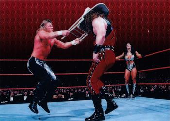 1999 Comic Images WWF SmackDown! Chromium #76 Triple H / Kane Front