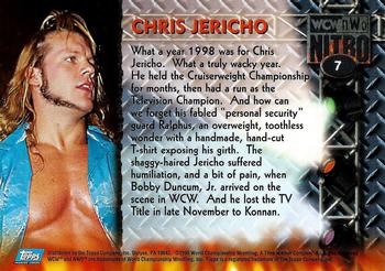 1999 Topps WCW/nWo Nitro #7 Chris Jericho  Back