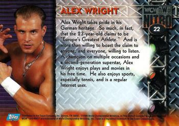 1999 Topps WCW/nWo Nitro #22 Alex Wright  Back