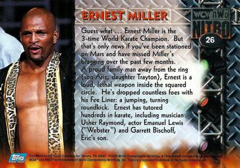 1999 Topps WCW/nWo Nitro #26 Ernest Miller  Back