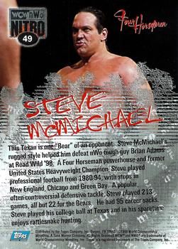 1999 Topps WCW/nWo Nitro #49 Steve McMichael  Back