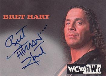 1999 Topps WCW/nWo Nitro - Authentic Signatures #NNO Bret Hart Front