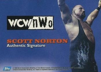 1999 Topps WCW/nWo Nitro - Authentic Signatures #22 Scott Norton  Back
