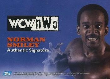 1999 Topps WCW/nWo Nitro - Authentic Signatures #32 Norman Smiley  Back