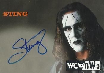 1999 Topps WCW/nWo Nitro - Authentic Signatures #34 Sting  Front