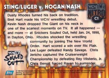 1999 Topps WCW/nWo Nitro - Chrome #C1 Hogan / Luger / Nash / Sting Back