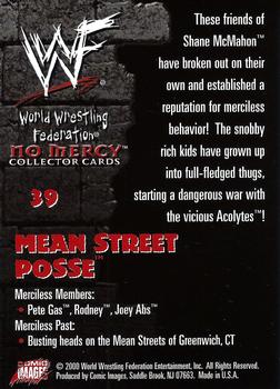 2000 Comic Images WWF No Mercy #39 Mean Street Posse  Back