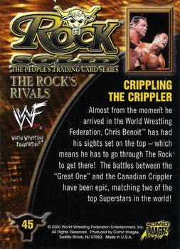 2000 Comic Images WWF Rock Solid #45 Crippling The Crippler  Back