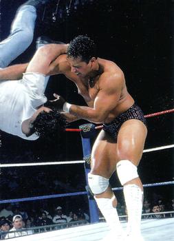2000 Comic Images WWF Rock Solid #52 Rock vs. Brooklyn Brawler  Front
