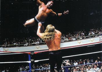 2000 Comic Images WWF Rock Solid #63 Rock vs. Triple H  Front