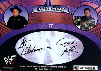 2001 Artbox WWF MotionCardz #17 Steve Blackman / Crash Holly Back