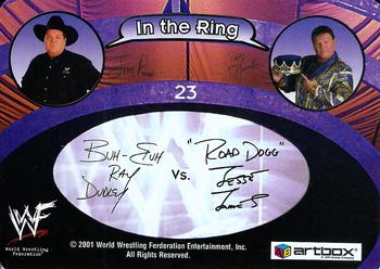 2001 Artbox WWF MotionCardz #23 Ray Dudley / Jesse James Back