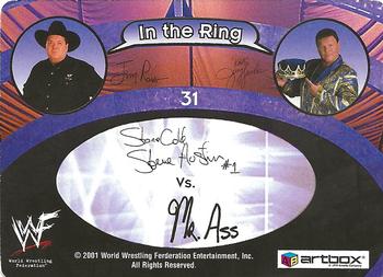 2001 Artbox WWF MotionCardz #31 Stone Cold Steve Austin / Mr. Ass Back