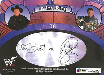 2001 Artbox WWF MotionCardz #38 Chris Benoit / Eddie Guerrero Back
