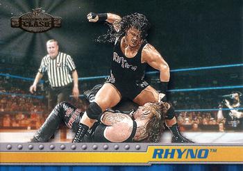 2001 Fleer WWF Championship Clash #37 Rhyno Front