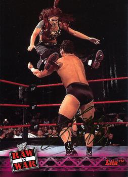 2001 Fleer WWF Raw Is War #6 Lita  Front