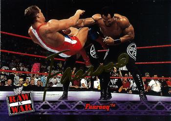 2001 Fleer WWF Raw Is War #45 Faarooq  Front