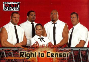 2001 Fleer WWF Raw Is War #62 Right To Censor Front