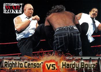 2001 Fleer WWF Raw Is War #83 Right to Censor / Hardy Boyz Front