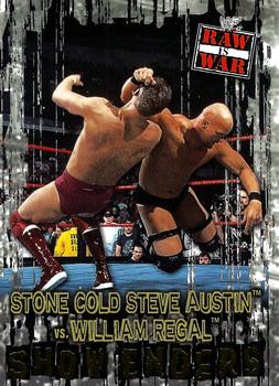 2001 Fleer WWF Raw Is War #86 Stone Cold Steve Austin / William Regal Front