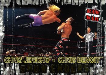 2001 Fleer WWF Raw Is War #94 Chris Jericho / Chris Benoit Front