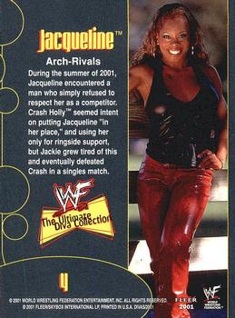 2001 Fleer WWF The Ultimate Diva Collection #4 Jacqueline  Back