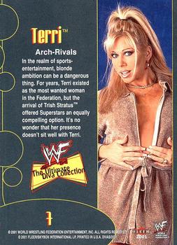 2001 Fleer WWF The Ultimate Diva Collection #7 Terri  Back