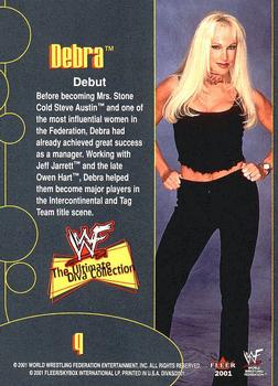 2001 Fleer WWF The Ultimate Diva Collection #9 Debra  Back