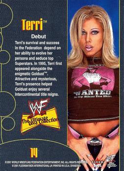 2001 Fleer WWF The Ultimate Diva Collection #14 Terri Back