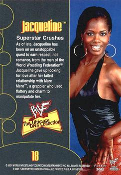 2001 Fleer WWF The Ultimate Diva Collection #18 Jacqueline  Back