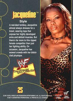 2001 Fleer WWF The Ultimate Diva Collection #25 Jacqueline  Back