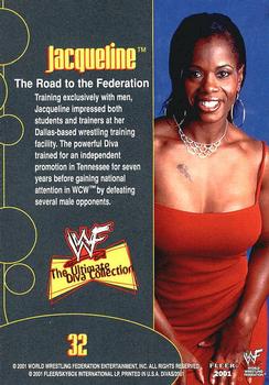 2001 Fleer WWF The Ultimate Diva Collection #32 Jacqueline  Back
