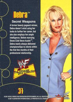 2001 Fleer WWF The Ultimate Diva Collection #37 Debra  Back